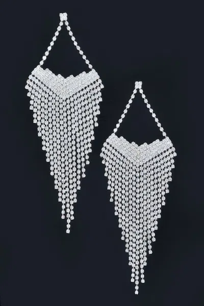 Truedames Gatsby Earrings In Silver