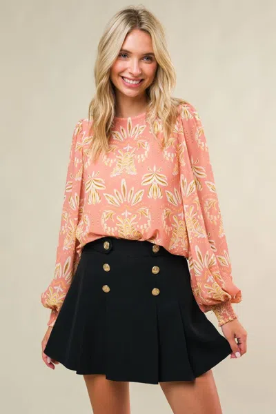 Truedames Get The Look Woven Top In Pink