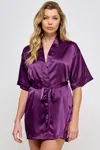 Truedames Getting Ready Robe In Purple