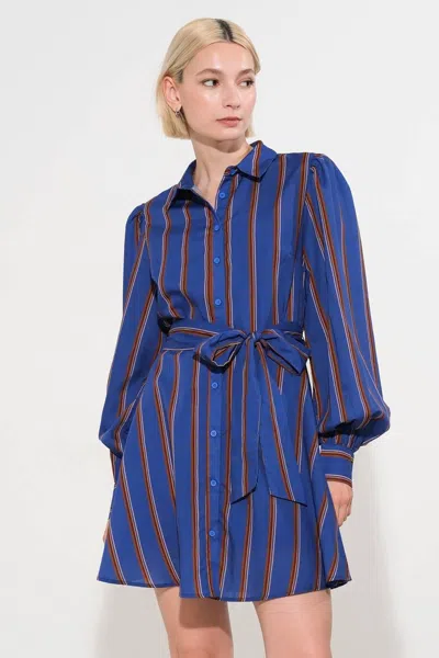 Truedames Give It A Go Woven Mini Dress In Animal Print