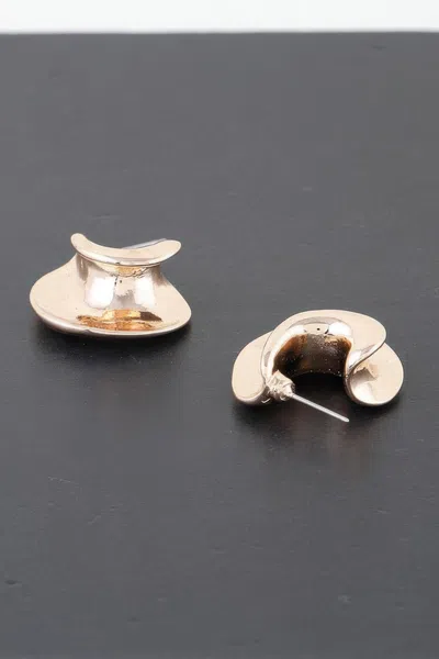 Truedames Golden Curve Earrings