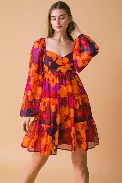 Truedames Good Flows To Me Woven Mini Dress In Multi