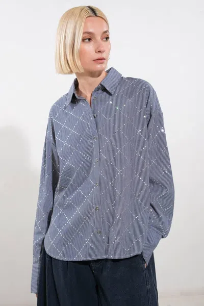 Truedames Graceful Appearance Woven Top In Multi