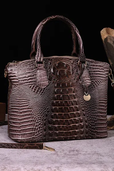 Truedames Gradient Pu Leather Handbag In Gold