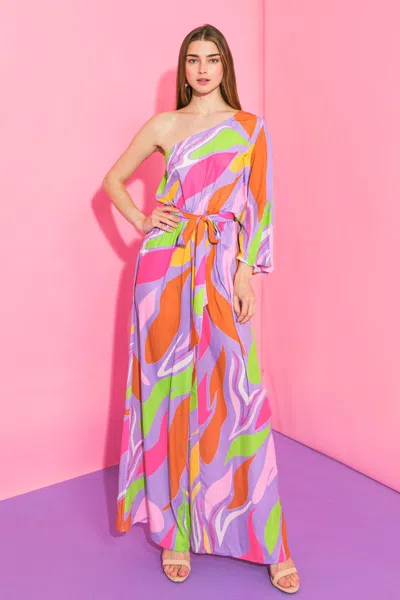 Truedames Harmony Woven Jumpsuit In Multi