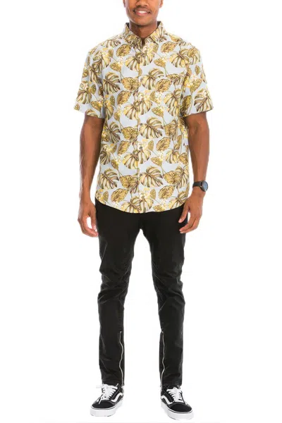 Truedames Hawaiian Print Button Down Shirt In Multi