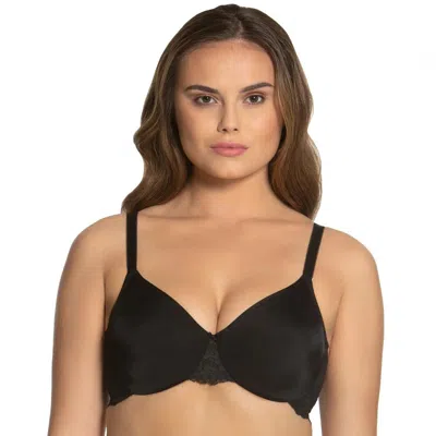 Truedames Hidden Underwire Full Coverage Bra In Black