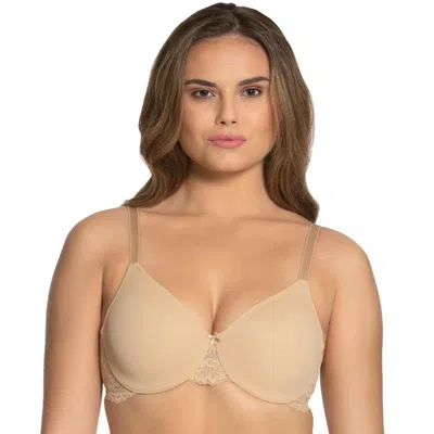 Truedames Hidden Underwire Full Coverage Bra In Brown