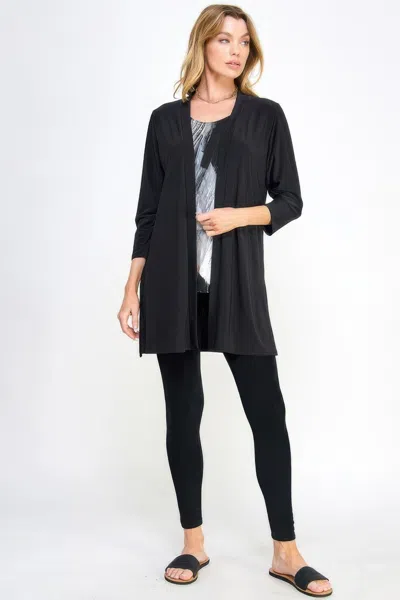 Truedames Hit Duster Jacket In Black