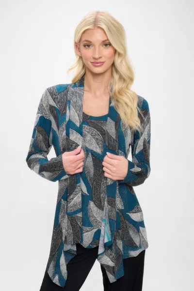 Truedames Hit Mid Cut Jacket In Blue