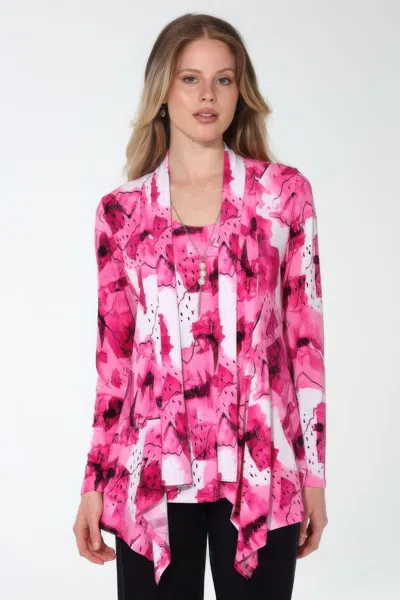 Truedames Hit Mid Cut Jacket In Pink