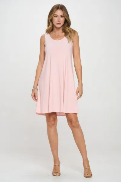 Truedames Hit Missy Tank Dress In Gold