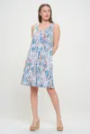 Truedames Hit Missy Tank Dress In Multi