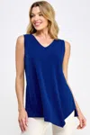 Truedames Hit Point V-nk Tank Top In Blue
