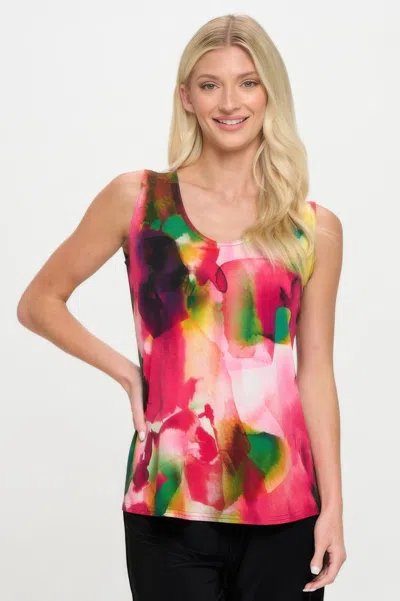 Truedames Hit Print Sleeveless Tank Top In Multi