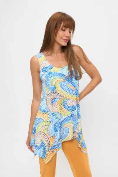 Truedames Hit Shark Bite Hem Tank In Multi