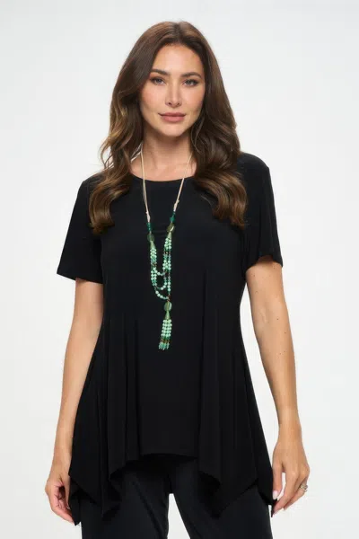 Truedames Hit Shark Bite Tunic In Black