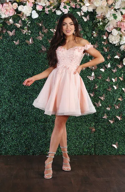 Truedames Homecoming Short Dress In Black