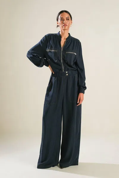 Truedames Horizon Haven Woven Jumpsuit In White