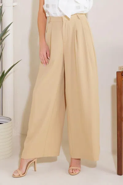 Truedames How Can It Be Woven Pants In Brown