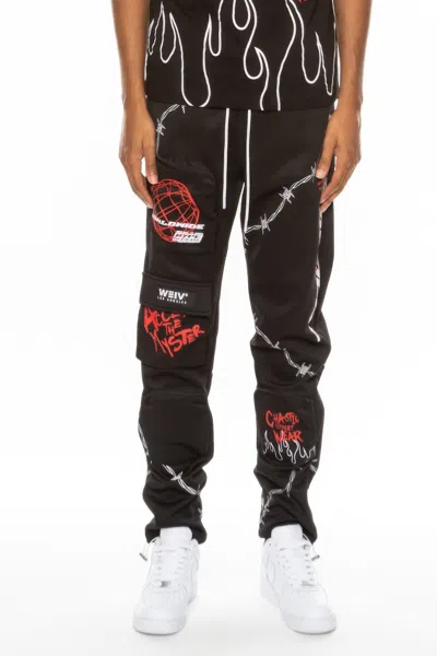 Truedames Hype Official Print Track Pant In Blue