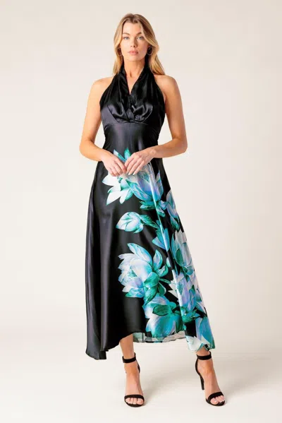 Truedames Insatiable Feeling Woven Midi Dress In Black