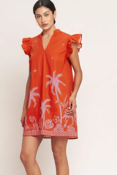 Truedames Island State Of Mind Woven Mini Dress In Multi