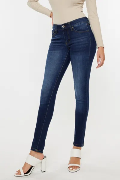 Truedames Kancan Mid Rise Gradient Skinny Jeans In Blue