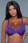 Truedames Kristy Full Coverage Bra Size In Purple