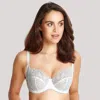 Truedames Lace Full Cup Support Bra In Silver