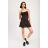 Truedames Lace Trim Slip Dress In Black