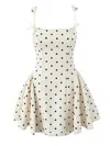 Truedames Lace Up Mini Cami Dress In Neutral