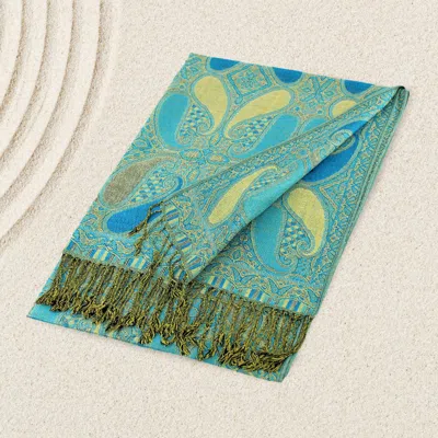 Truedames Large Paisley Pashmina Scarf Shawl In Multi