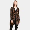 Truedames Leopard Patterned Cozy Robe In Brown