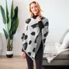 Truedames Leopard Patterned Soft Poncho In Multi