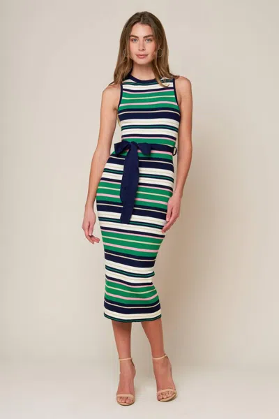 Truedames Let's Go Abroad Sweater Dress In Multi
