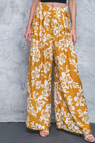 Truedames Let The Light In Brown Woven Pants