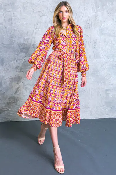Truedames Lifetime Celebrations Woven Shirt Dress In Multi