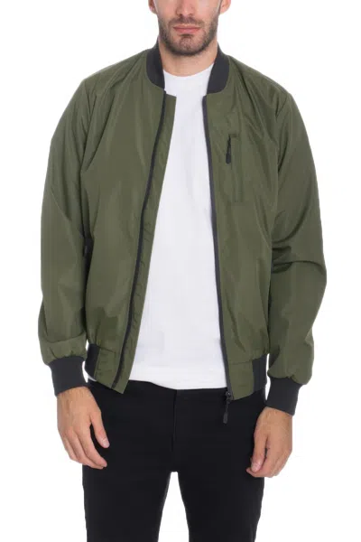 Truedames Light Weight Windbreaker Jacket In Green