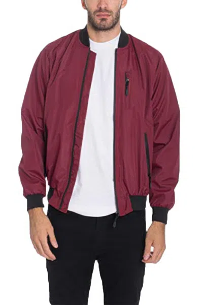 Truedames Light Weight Windbreaker Jacket In Red
