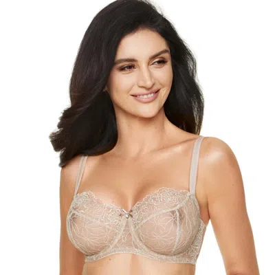 Truedames Lightweight Balconette Support Bra In Neutral