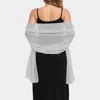 Truedames Lightweight Chiffon Shawls Scarves Wraps In Gray