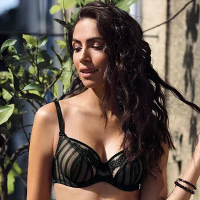 Truedames Lightweight Full Bust Bra In Black