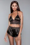 Truedames Liliana Cami And Short Set In Black