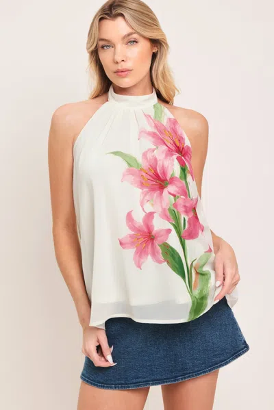 Truedames Lily Dream Woven Top In Multi