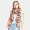 Truedames Line Leopard Scarf In Brown
