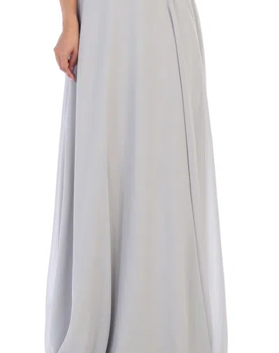 Truedames Long Off Shoulder Corset Formal Dress In Multi