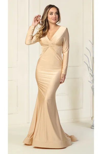 Truedames Long Sleeve Bodycon Dress In White