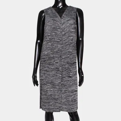 Truedames Long Vest With Side Pockets In Gray