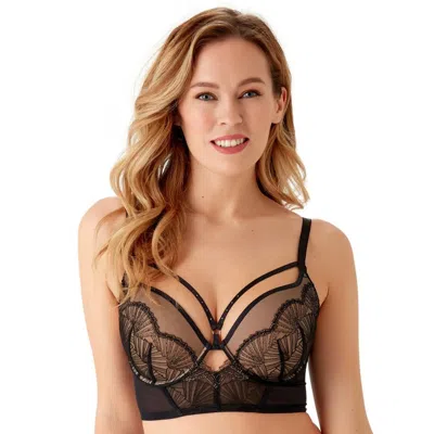 Truedames Longline Padded Plunge Bra In Multi
